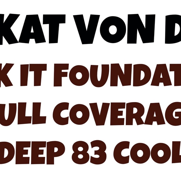 BNWSEAL! Kat Von D Lock-It Foundation D83 Cool - Picture 7 of 7